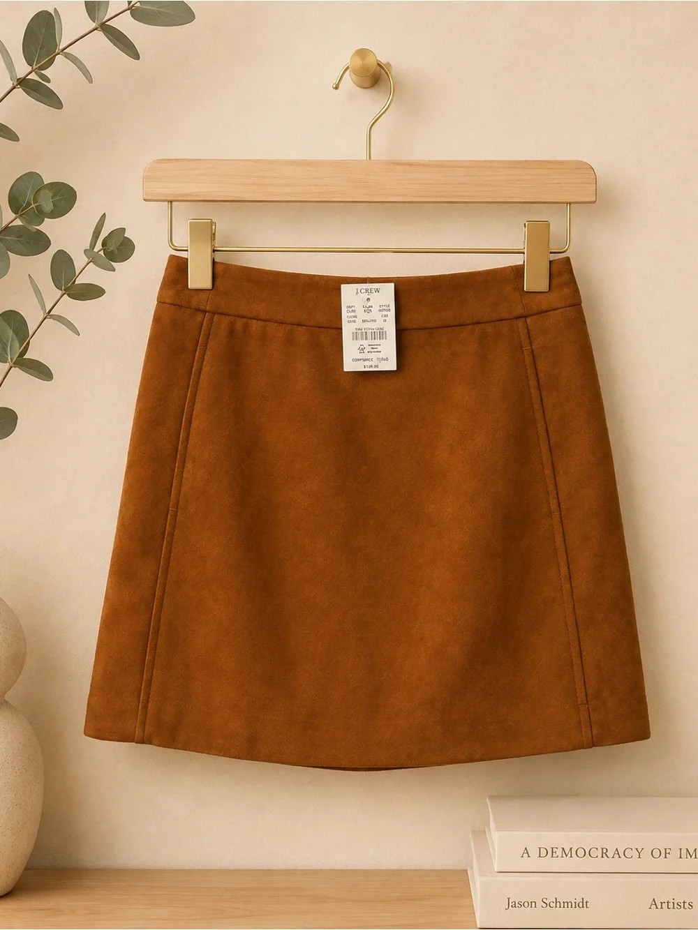 J. Crew Walnut Women Mini Suede Skirt ✨